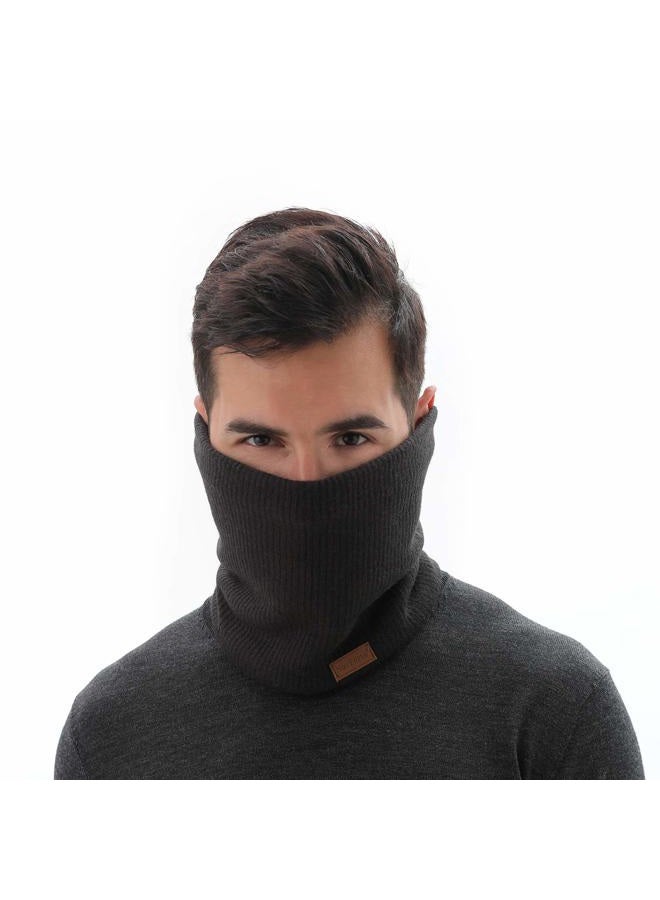 NovForth Winter Neck Warmer Men Ski, Neck Gaiter Face Scarf Women, Fleece Scarf for Men Gaiter Mask, Thick Windproof Scarves - Image 2